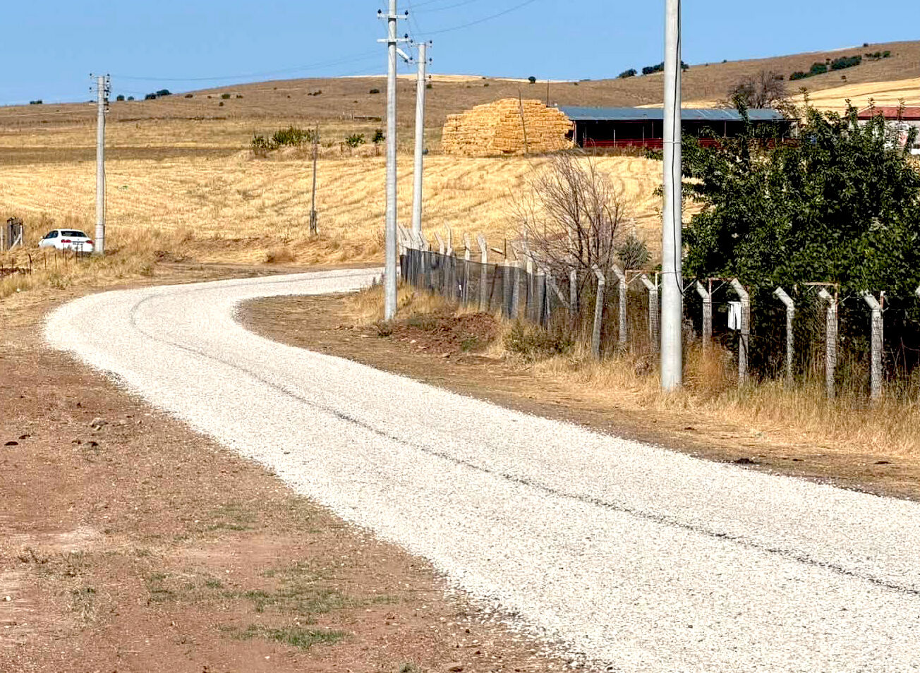 Köy Yolunda 5 Kilometrelik Çalışma Tamamlandı (6)