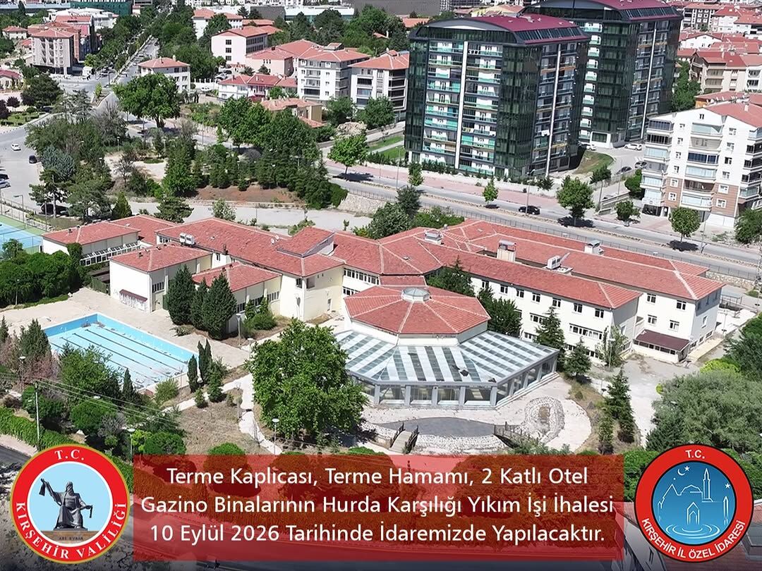 Terme Kaplıcası, Terme Hamamı, 2 Katlı Otel Gazino Binalarının Hurda Karşılığı Yıkım İşi İhalesi (2)