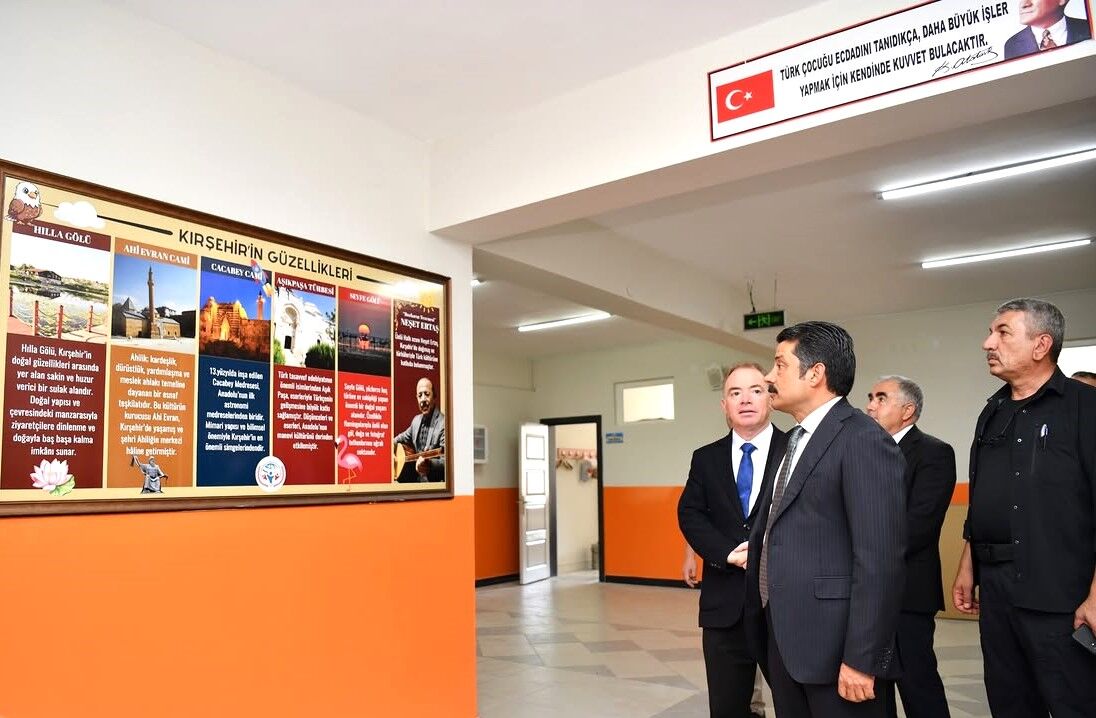 Vali Demiryürek’ten Kırşehir’de Eğitim Hazırlıklarına Yakın Takip (3)