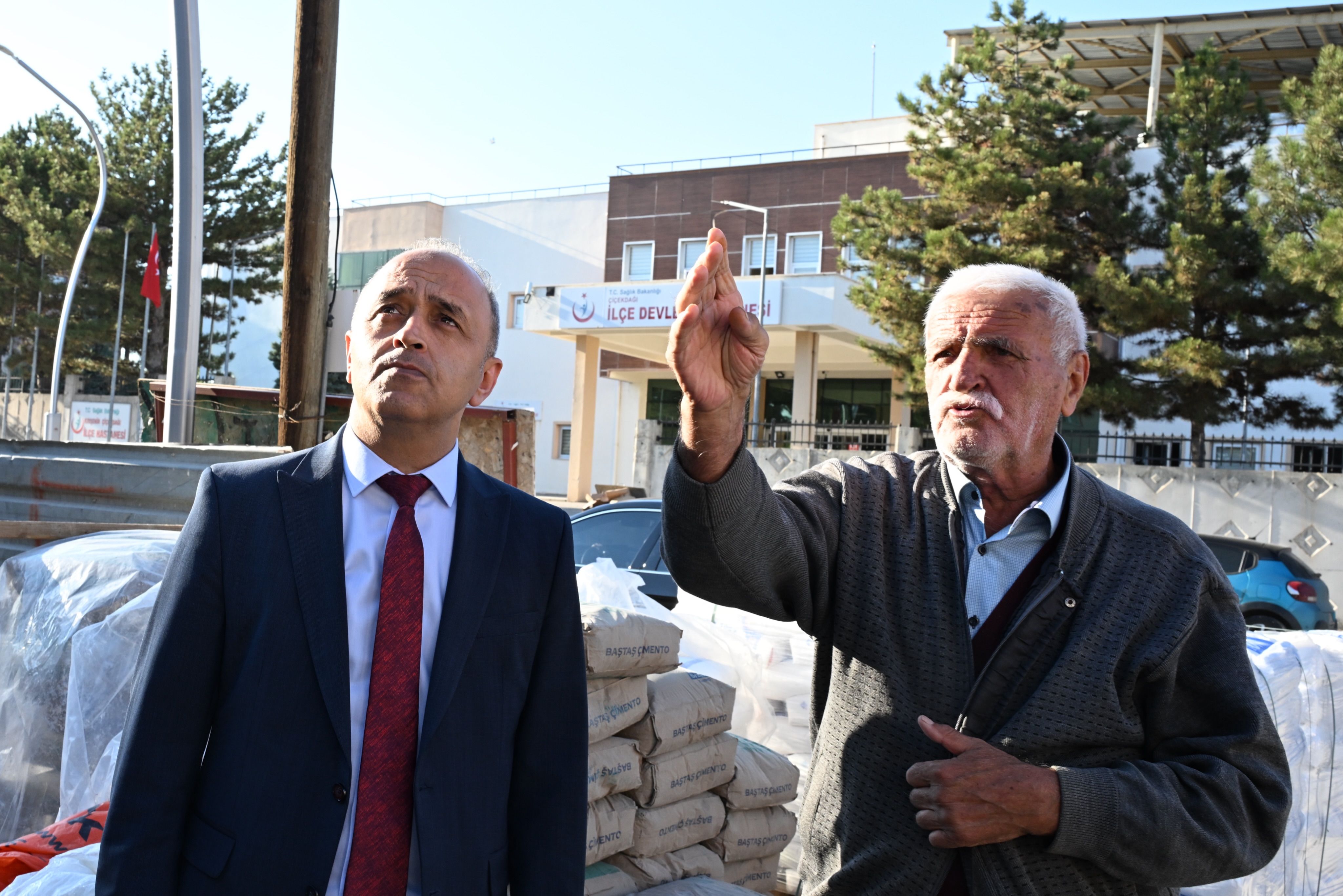 Çiçekdağı Emniyet Amirliği binasında çalışmalar sürüyor