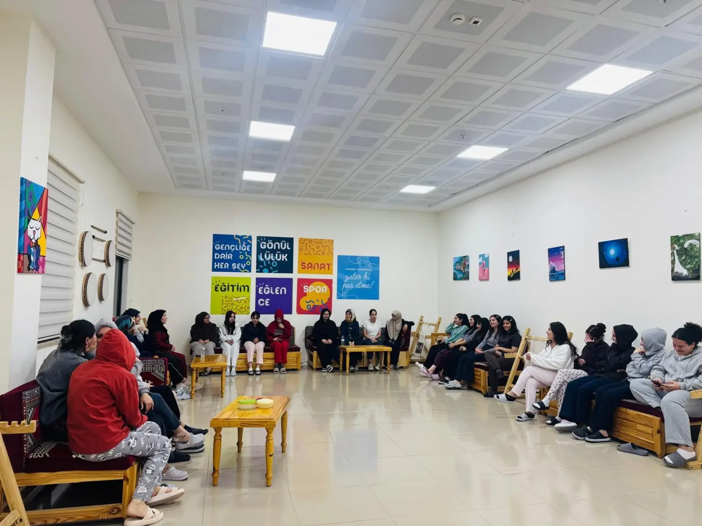 🌿 Değerler Atölyesi’nde Gönül Gönüle Buluştuk! 💚Fatma Bacı Yurdu Öğrencilerimizle Değerler At
