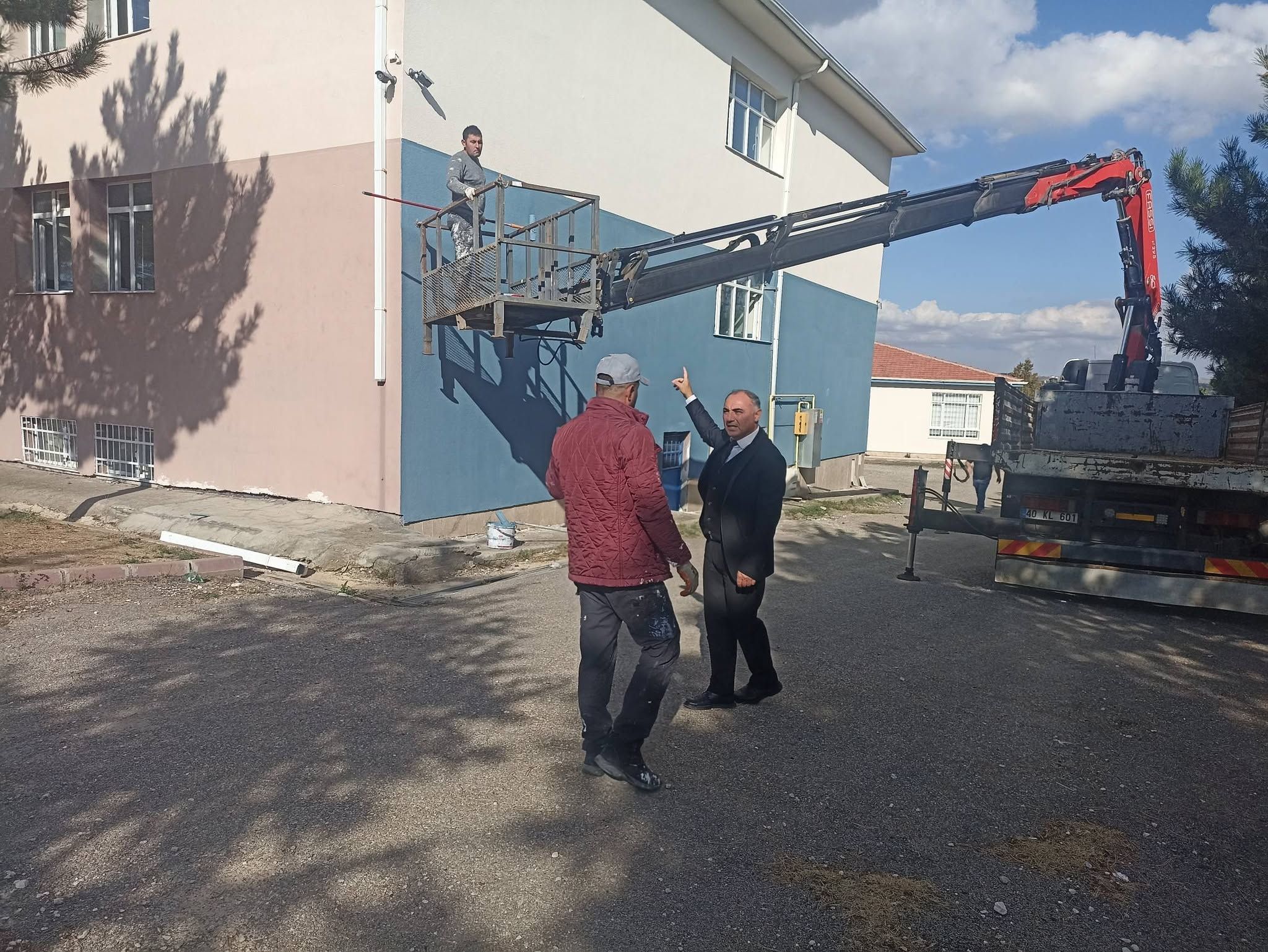 Kırşehir Akpınar’da Okul Yenileme Çalışmaları Sürüyor 3
