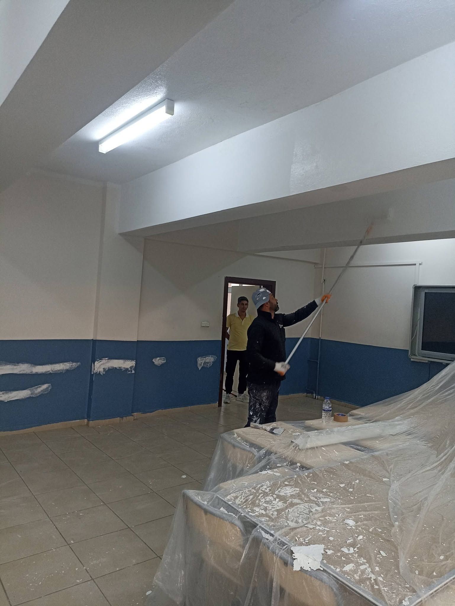 Kırşehir Akpınar’da Okul Yenileme Çalışmaları Sürüyor 6