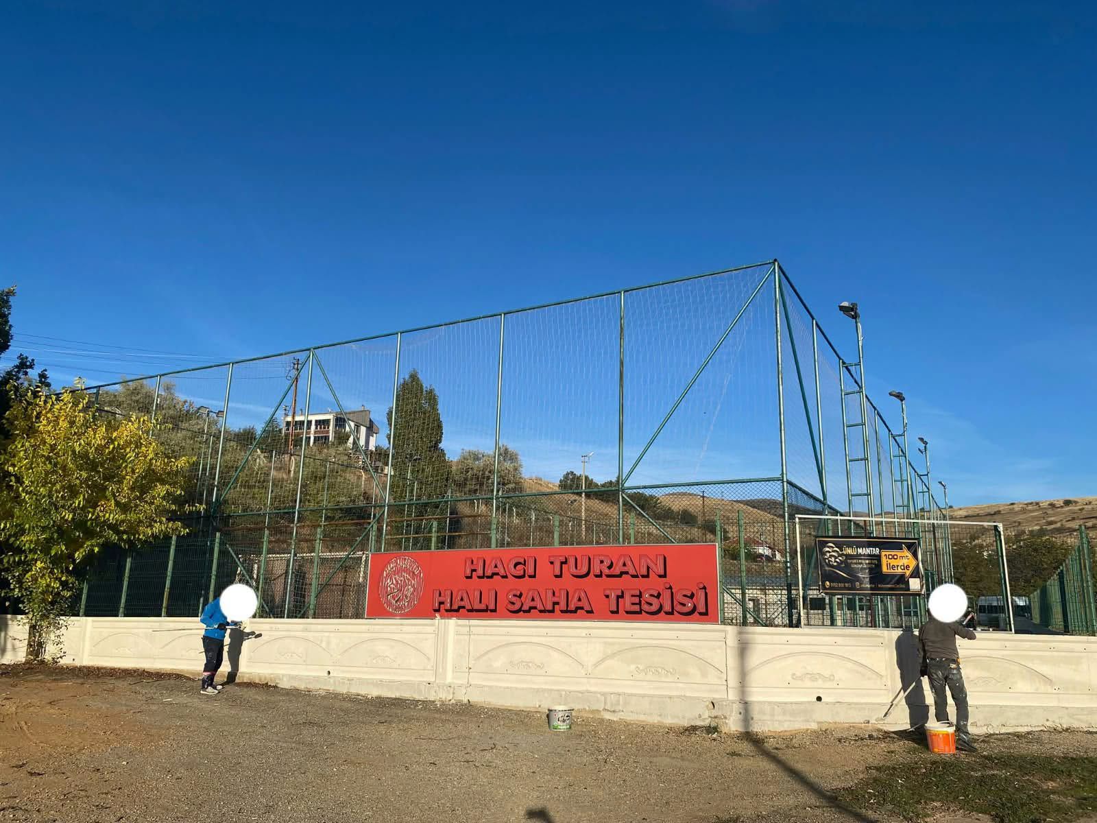 Kırşehir Özbağ’da Atıl Halı Saha Yenileniyor 4