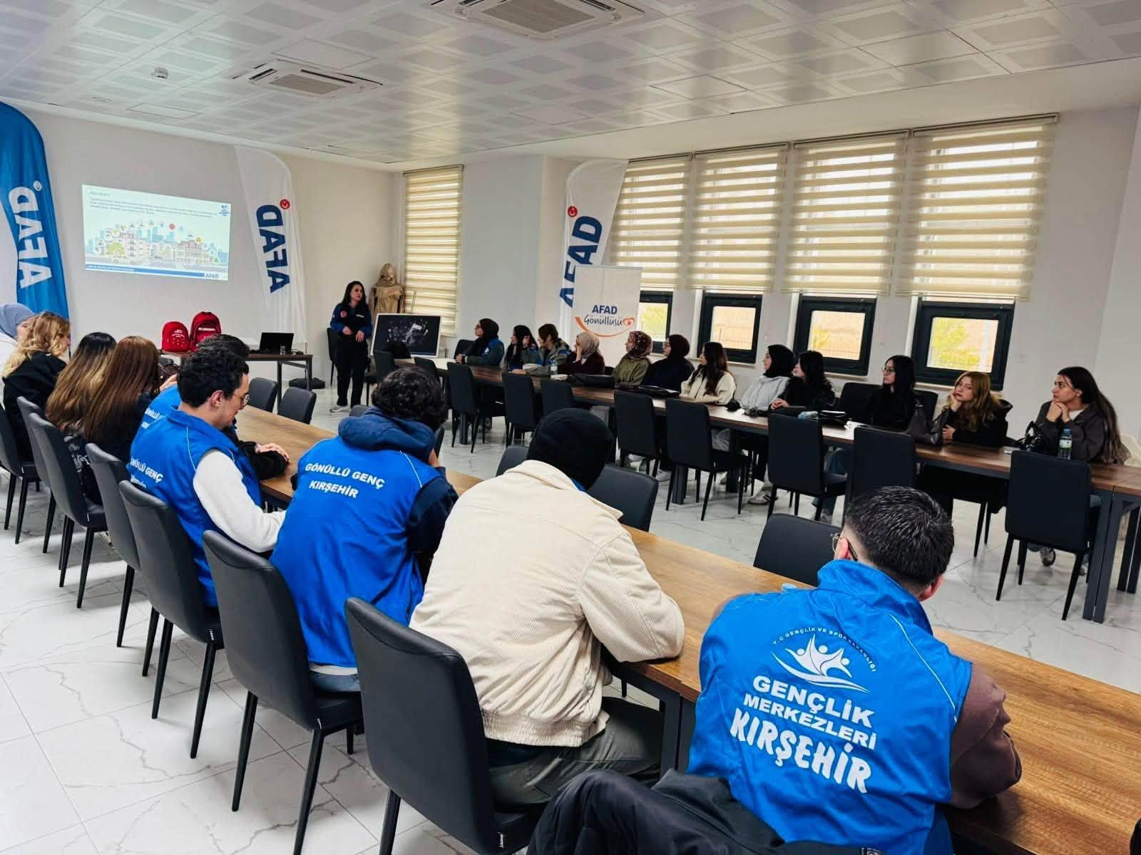 Kırşehir’de Cacabey Gençlik Merkezi Gönüllülerine Afet Eğitimi 3