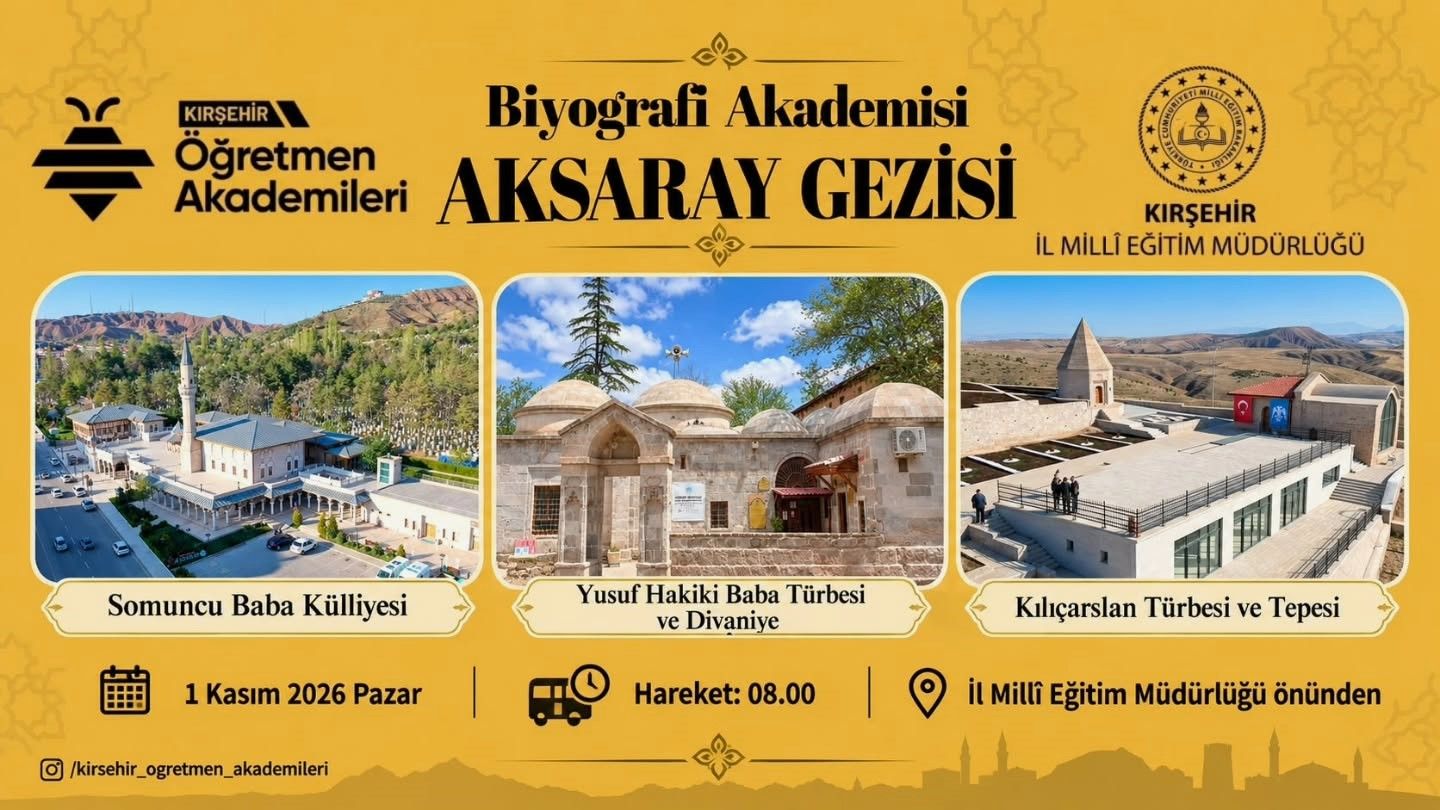 Kırşehir’de Öğretmenler Aksaray’ın Manevi Iklimine Yolculuk Yapacak (4)