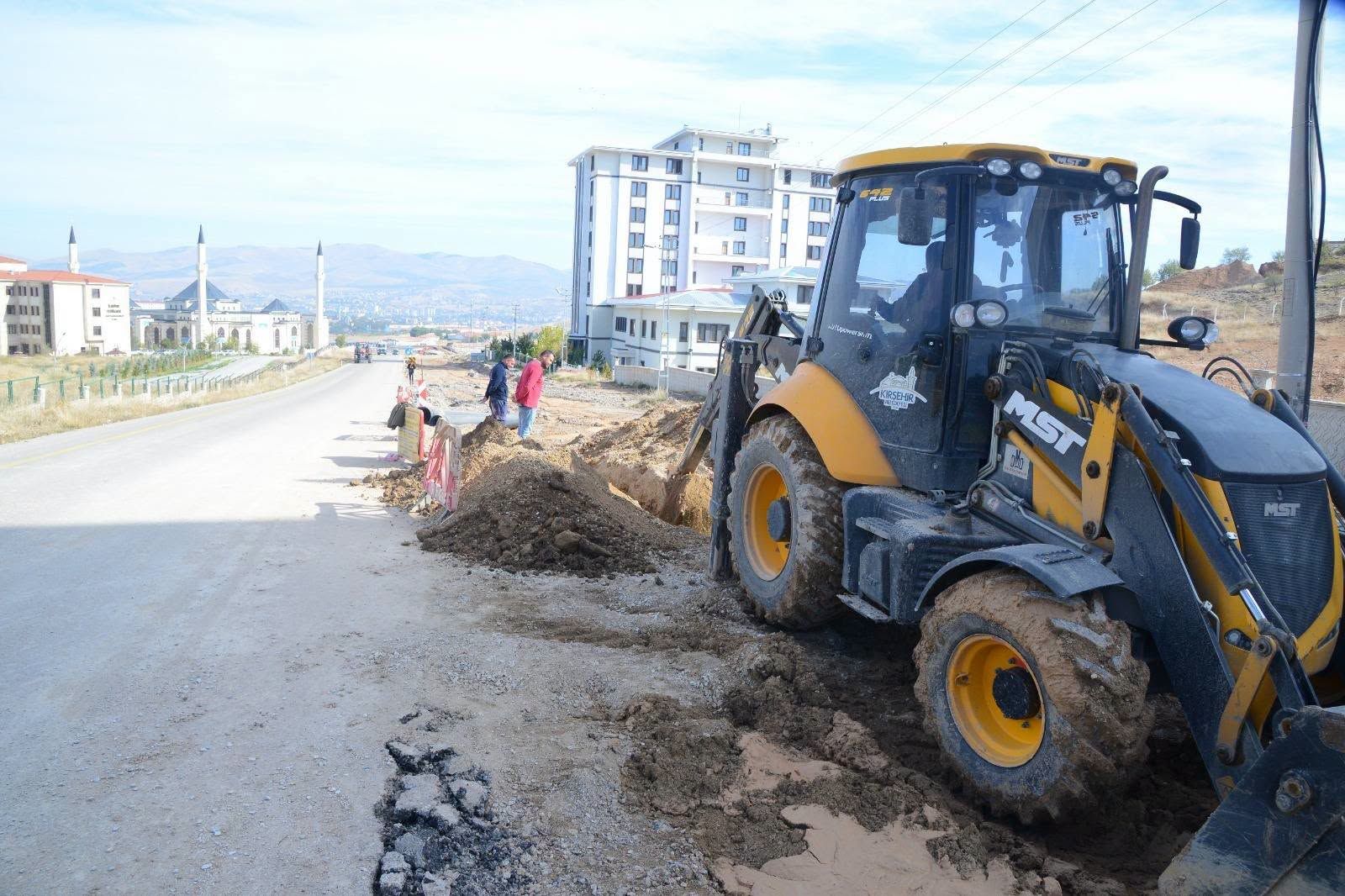 Kırşehir’de Yeni Hastanenin Altyapı Çalışmaları Sürüyor 1