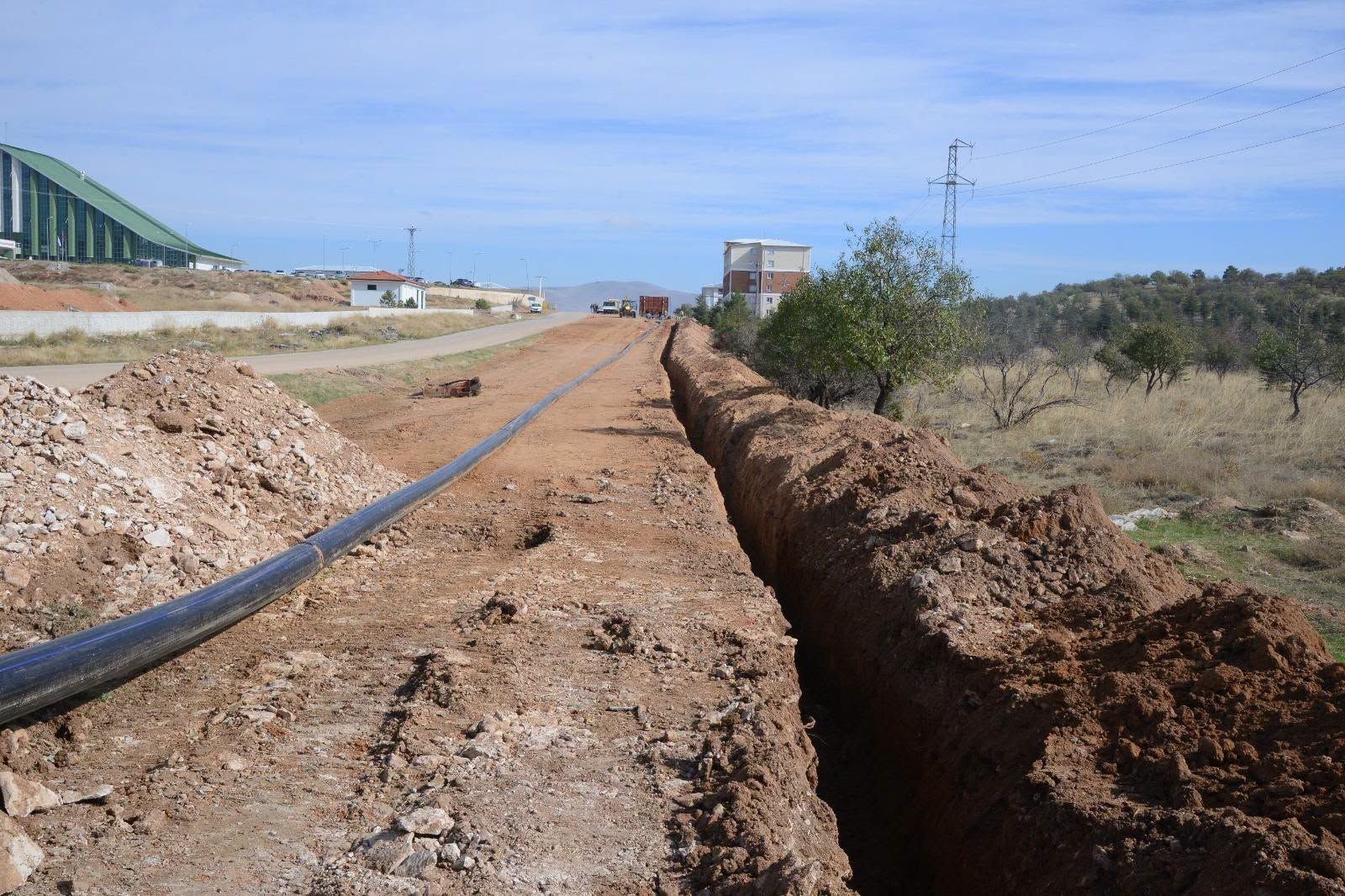 Kırşehir’de Yeni Hastanenin Altyapı Çalışmaları Sürüyor