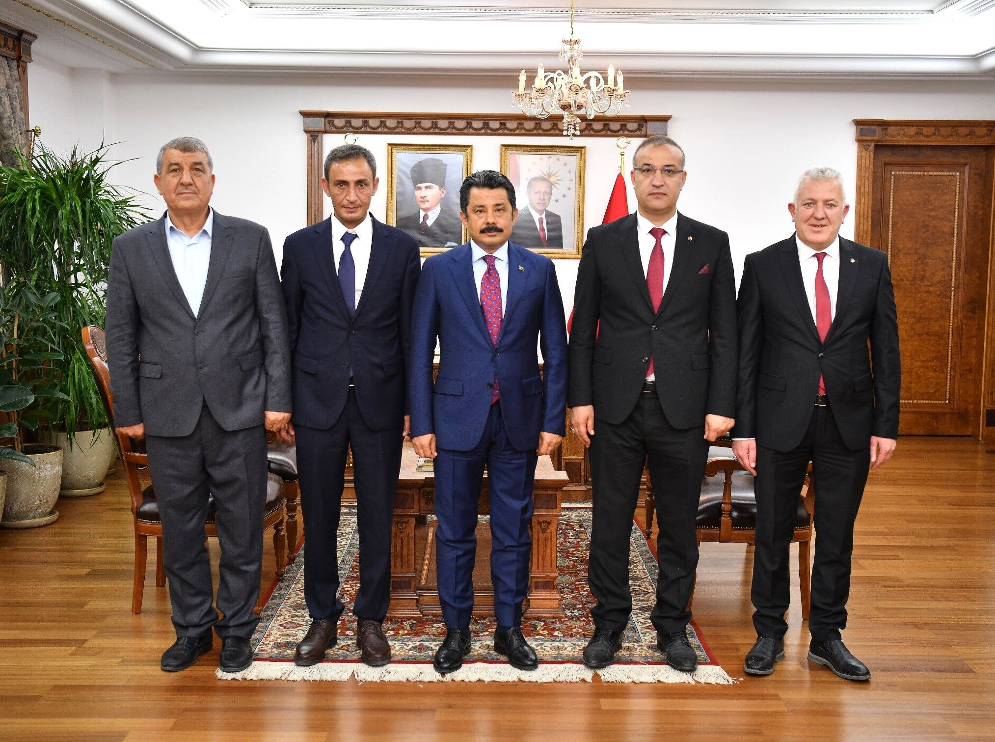 Mazbata Sonrasında Ilk Ziyaretlerini Vali Demiryürek’e Gerçekleştirdiler (4)