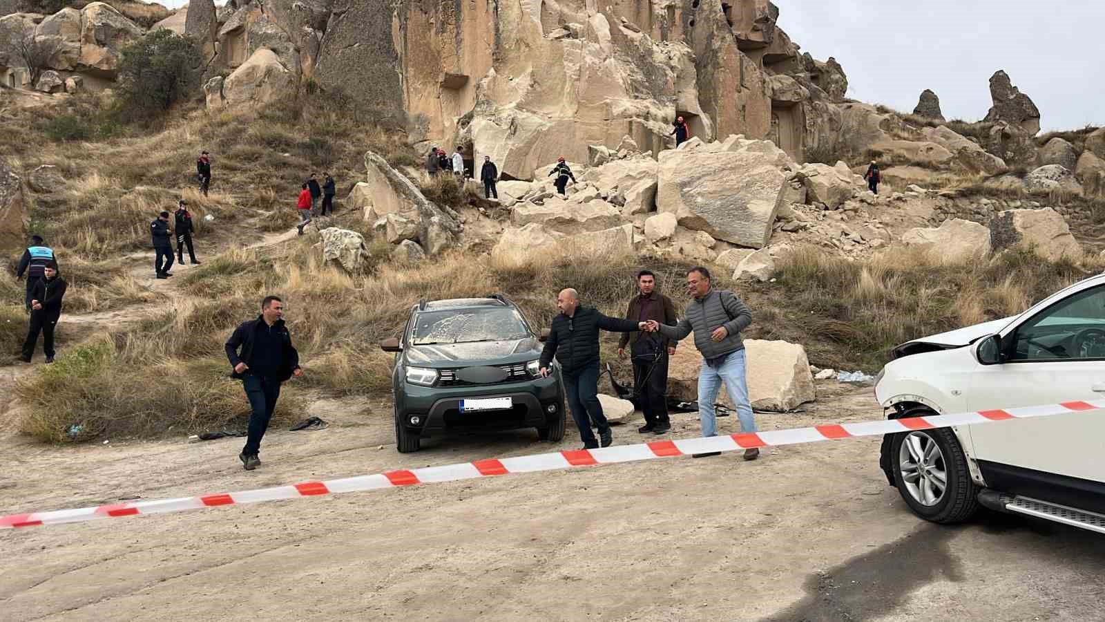 Nevşehir Göreme’de Peribacası Çöktü41-1