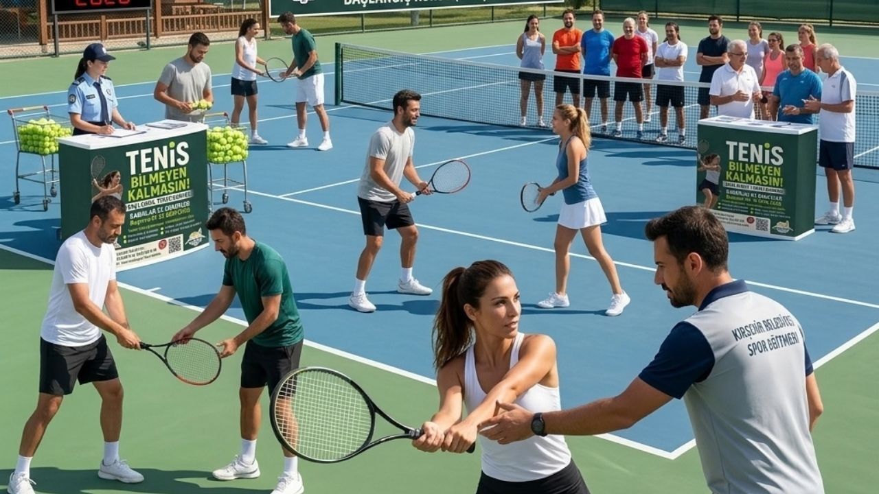 “Tenis Bilmeyen Kalmasın!” Kırşehir’de ücretsiz kurs başlıyor